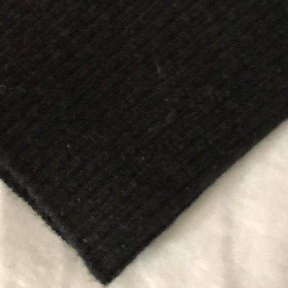 Black Lightweight Open Front Cardigan, Size Large - Picture 4 of 5